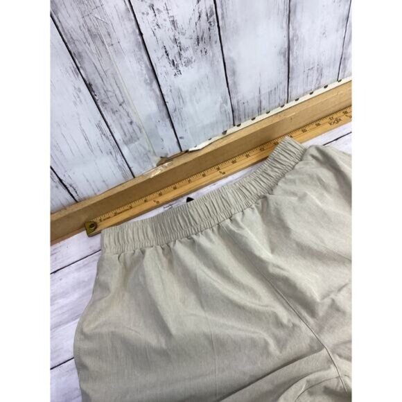 tropical y2k boho indie Lacrosse Unlimited Shorts Mens Brown Short Sz XS - Picture 4 of 6